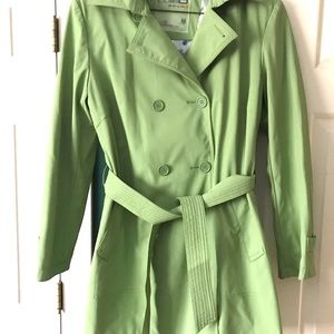 Cole B Sport belted trench rain jacket